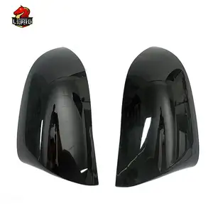 PP Material Side Mirror Cover For BMW X6 F16 F86 2014-2019 Gloss Black Rear View Covers Auto Parts