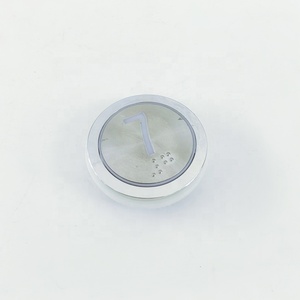 Pr0D16413V1 SM.04PB/E3 DC24V ascenseur lumière blanche bouton poussoir symbole plat avec accessoires de levage en braille - Product Image 1