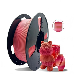 Filament d'imprimante 3D PLA mat multicolore 1 kg 1,75 mm pour Bambu Creality, impression haute vitesse, convivial pour les débutants, directement de l'usine - Product Image 1