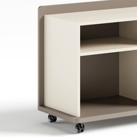 Meubles de bureau modernes modulaires en MDF, armoire de rangement mobile à 2 tiroirs pour l'école, l'entrepôt, l'hôtel