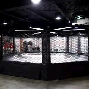 Ring de compétition de boxe <span class=keywords><strong>libre</strong></span> MMA en acier réglable et surélevé, forme hexagonale - Product Image 5