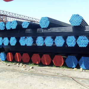 Tuyau de fer en acier au carbone laminé à chaud sans couture ASTM API <span class=keywords><strong>Gr</strong></span> B A106 A53 Sch 40 noir - Product Image 2