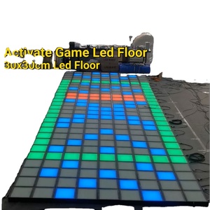 Sol de jeu interactif à LED avec effets lumineux à détection de mouvement, sol LED pour enfants et adultes, divertissement et fitness - Product Image 1