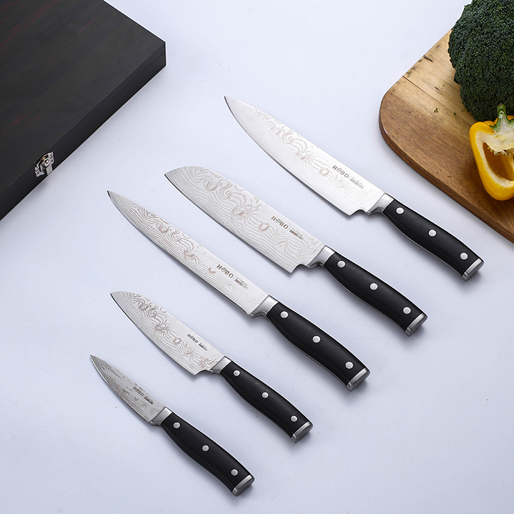 Gift set 5 pieces stainless steel sharp cooking chef knife professional japanese knives kitchen knife sets