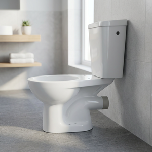 Arabic Irani S Type Two Piece WC Ceramic Water Closet Dual Flush Concealed Cistern Washdown Toilet - Product Image 5