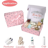 Individuelle luxuriöse rosa Papierverpackung Verpackung Geschenkbox passende T-Shirt für T-Shirt