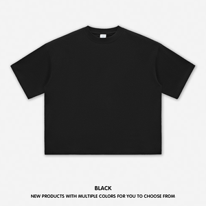 230g Regular Fit O-Neck Digital Print Men's Casual T-shirt Short Sleeve 100% Pure Cotton American Size Knitted - Product Image 5