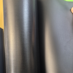 Revêtement de sol en vinyle noir solide en PVC, imperméable, auto-adhésif, pour salle de bain, cuisine, bâches de sol, garage, linoléum, non toxique, réutilisable - Product Image 6