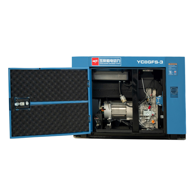 3 Phase Super Silent Diesel Generator 8-10kVA Auto Start Remote Start ATS DC 50/60Hz CE ISO Certified 1 Year Warranty