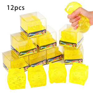 Cubo Sensorial Blandito de Maltosa de Ascenso Lento, Juguete Antiestrés con Purpurina y Caja - Product Image 6