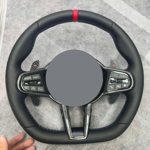 Volante Deportivo de Carreras para BMW G30 G20 Lci 2019-2024, Volante de Fibra de Carbono con Cuero Perforado para Automóvil Mejorado - Product Image 5