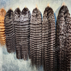 วิกผมมนุษย์แท้แบบลอนพม่า ความหนาแน่น 250%  แบบ HD Full Lace Frontal ขนาด 13x4 13x6  วิกผมมนุษย์แท้ 100% พร้อมปลายผมแบบเกลียว สีดำธรรมชาติ - Product Image 3