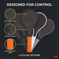Raquette de pickleball professionnelle en fibre de carbone FX avec une épaisseur de 16 mm et une surface texturée pour l'entraînement et les tournois