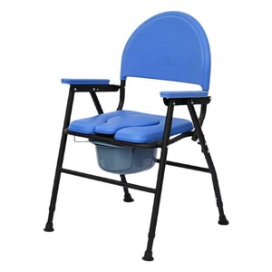 Foldable Toilet Chair With Seat For Home Use Durable Senior <b>Portable</b> Toilets - Product Image 5
