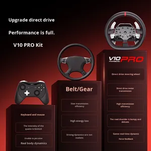 Volante da Gioco PXN V10 Pro con Force Feedback e Vibrazione per <span class=keywords><strong>X</strong></span>-box One Series S/<span class=keywords><strong>X</strong></span>, PS4, PC con Pedale e Cambio - Product Image 2
