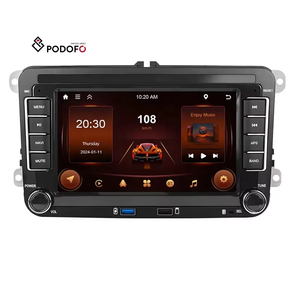Autoradio Podofo Android 7" 2+64G Carplay Android Auto GPS WIFI RDS per VW/<span class=keywords><strong>Polo</strong></span>/Caddy/Skoda/Jetta/Seat/Touran/Passat/Golf 5 6 - Product Image 1