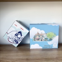 Caja de Envío de Cartón Corrugado Rígido Reciclado Ecológico Personalizado con Asa para Vodka, Tequila, Whisky, Refrescos y Bebidas Energéticas