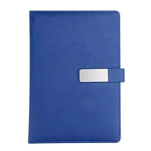 Customized Logo/Wholesale Portable A5 Size PU Leather Business Notebook with Buckle Journal Style for Corporate Events - Product Image 1