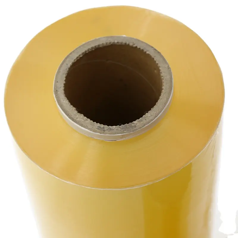 Rolo de filme extensível de PVC enorme para atacado, fita adesiva BOPP macia para alimentos, fabricante na China