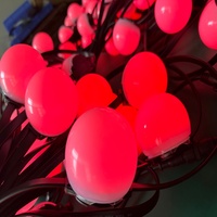 Matriz de Luces LED RGB Direccionables de 50 mm con Control DMX512/Activación por Sonido, Clasificación IP65, para Iluminación de Bares y Publicidad