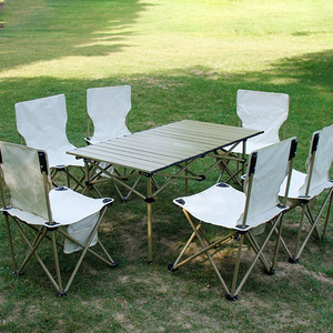 Mesa plegable portátil de alta calidad, venta al por mayor barata, mesa enrollable para acampar al aire libre para uso en almacén - Product Image 3
