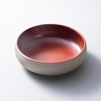 Restaurant Supply Store Custom Brand Rustic Christmas Theme Ceramic Tableware Fine Dining Commercial Plats Soupe Bowls Porcelaine