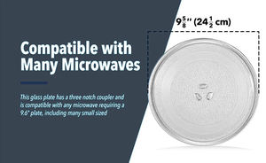 2025 <span class=keywords><strong>Universal</strong></span> 245mm placa de vidrio para <span class=keywords><strong>microondas</strong></span> <span class=keywords><strong>plato</strong></span> para horno <span class=keywords><strong>microondas</strong></span> bandeja giratoria <span class=keywords><strong>plato</strong></span> de cocina de vidrio 9,6'' - Product Image 2