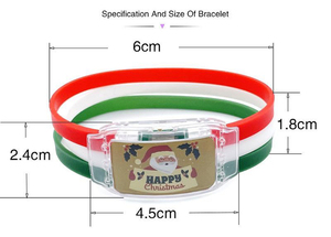 Bracelets en silicone lumineux à LED, bracelet lumineux pour concerts, logo personnalisable, emblème national, étanche, largeur du bracelet 25 mm - Product Image 2