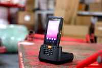 PDA Resistente con Teclado Completo de 4'' y 26 Teclas, Android 15, 4G, IP65/810G, Escáner de Código de Barras 2D, Lector RFID, Teléfono Inteligente, OEM/ODM en Stock