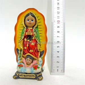 Estatuas de resina decorativas personalizadas al por mayor, esculturas de arte religioso de Lady Guadalupe, <span class=keywords><strong>Virgen</strong></span> del Bebé Mexicano - Product Image 5