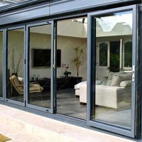 Ventanas Fijas de PU, Ventanas Multi-Deslizantes con Aislamiento Acústico Superior, Diseño de Arquitectura Residencial Moderna, Ideal para Hogares