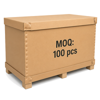 Boîte en carton sur mesure de très grande taille avec impression de logo personnalisé, emballage d'expédition en papier ondulé robuste, faible MOQ