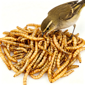 Vermi Gialli Essiccati, Alimento Naturale a Base di Proteine di Insetti per Uccelli Selvatici - Product Image 6