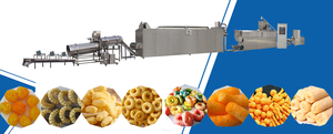 Nouvelle machine d'extrusion de snacks de maïs, machine de soufflage alimentaire, ligne de production de gaufrettes, extrudeuse 100-500 kg/h CE ISO9000 - Product Image 3