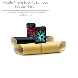 Bamboo Mobile Phone <b>Speaker</b> Stand Portable <b>Amplifier</b> For Iphone No Charging Required Plug And Play Creative Gift - Product Image 3