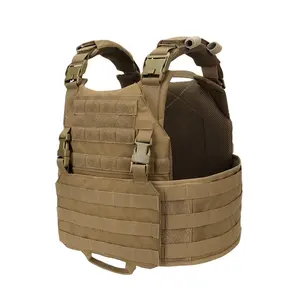 TOPTACPRO Tactical Vest Coyote Brown AFPC-Platten träger Modulare Panzerplatten-Träger weste mit Schnell verschluss