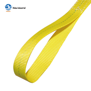 Eslinga <span class=keywords><strong>de</strong></span> poliéster plana HIDEA estándar estadounidense <span class=keywords><strong>de</strong></span> 1-12 pulgadas tipo 3 con ojos, <span class=keywords><strong>de</strong></span> alta resistencia, para elevación y construcción - Product Image 1