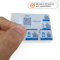 Etiqueta de Seguridad con Código QR de Datos Variables, Anti-Falsificación, Personalizable, Desprendible, para Autenticación de Productos