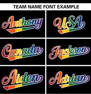 Camiseta de Béisbol Auténtica Personalizada Negra LGBT con Mangas Raglán para el Mes del Orgullo - Product Image 3