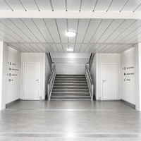Bâtiment de bureaux préfabriqué en conteneurs, couloir, escalier en acier, balcon, passerelle, assemblage rapide modulaire en acier galvanisé