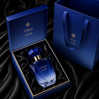 Flacon de parfum de luxe de forme spéciale 30 ml, flacon de parfum en verre à fond épais 50 ml, flacon de parfum vide en verre avec bouchon