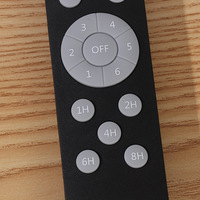 Control remoto negro de 14 teclas para Smart TV/PC/Android TV Box/productos LED con soporte Stander personalizado