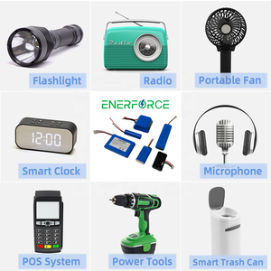 Kunden spezifischer wiederauf ladbarer 3,7 V 7,4 V 11,1 V Lithium <span class=keywords><strong>18650</strong></span> Li-Ion Lifepo4 Lithium-Akku Enerforce mit Leiterplatten-Kabel anschluss - Product Image 6