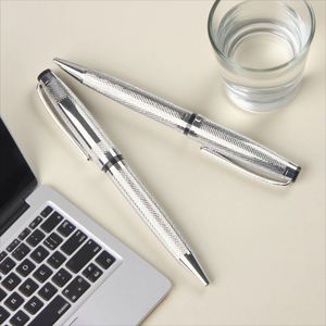 Transparent Premium Metal Ballpoint <b>Pen</b> with Rotating Refill Logo Customizable Business Signature Metal <b>Pen</b> Black Gel <b>Pens</b> - Product Image 2