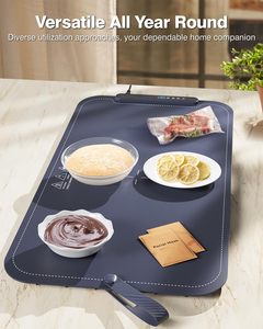 10000mAh Battery Rechargeable Foldable Electric <b>Food</b> <b>Warming</b> <b>Tray</b> Upgrade High Tech Professionnel Silicone <b>Warming</b> Mat for <b>Food</b> - Product Image 6
