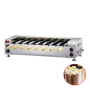 เตาอบขนมสแตนเลส 201 สำหรับทำขนมเช็ก สโลวาเกีย ฮังการี ขนมปลอมมินิ (Chimney Cake) อิตาเลียน ทรานซิลเวเนีย โรมาเนีย และขนมคาลัช - Product Image 1