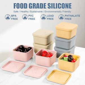 Boîte de conservation alimentaire en silicone de qualité alimentaire, norme américaine, boîte de fraîcheur pour réfrigérateur, récipient hermétique pour la préparation des repas - Product Image 6