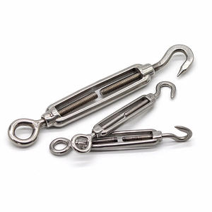 Tubuh terbuka keranjang bunga baja nirkarat sekrup turngesper metrik industri Turnbuckle produk terbuka tubuh kawat tali Tensioner - Product Image 3