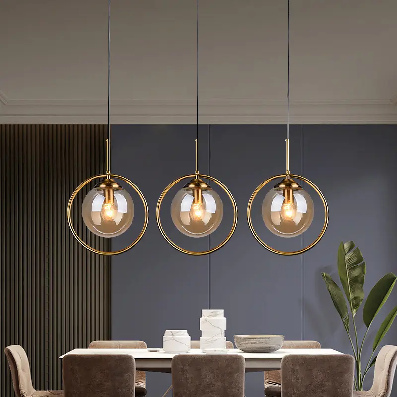 High Quality Fashion Design Chandelier Dining Room Bedroom Bedside Living Room Nordic Light Luxury LED Pendant Light