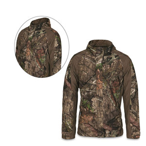 Veste de chasse unisexe pour adultes de haute qualité en gros, coupe-vent, respirante, imperméable, en tissu softshell, pour l'extérieur - Product Image 6